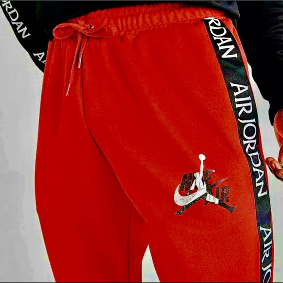 Nike Air Jordan Jumpman Tricot Red Jogger Men XXL - Picture 2 of 15